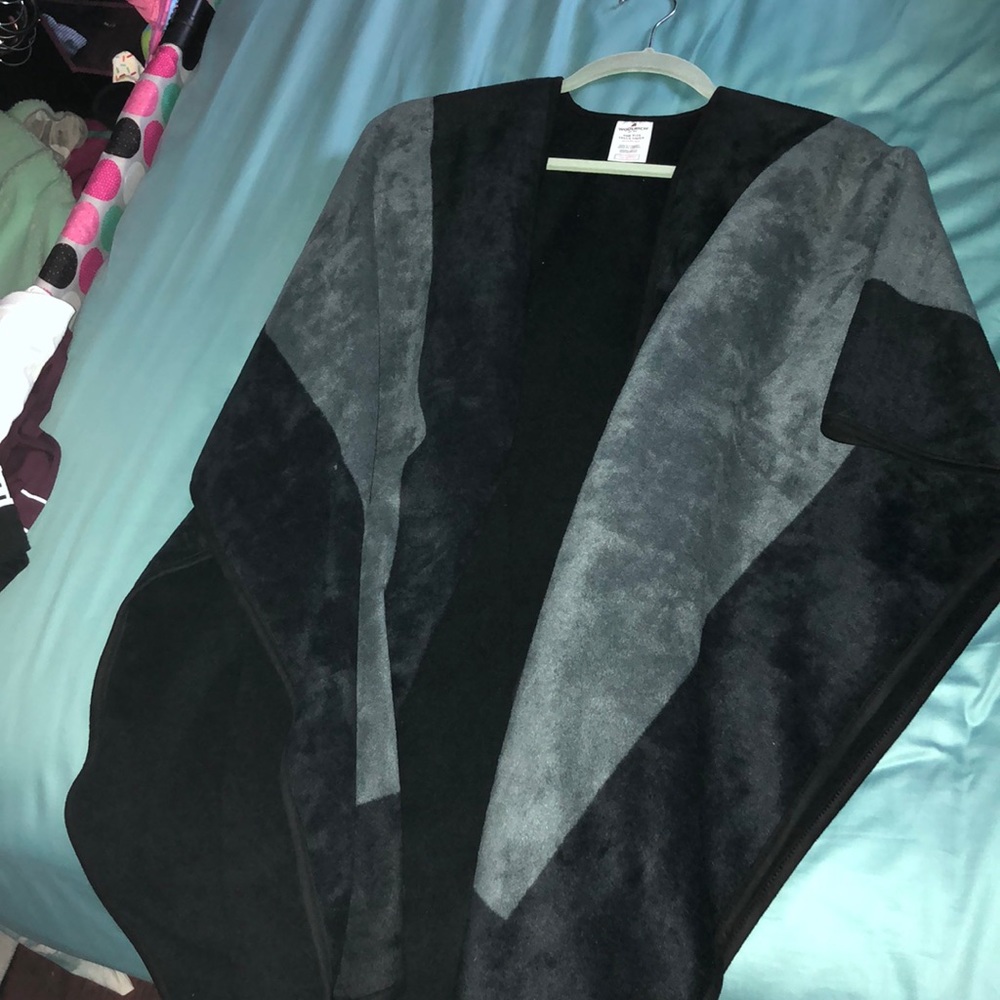 Wool poncho